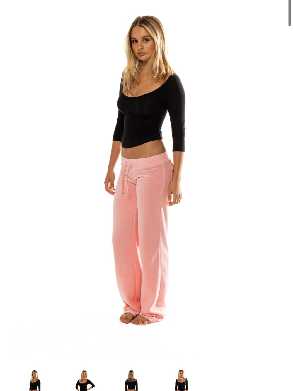 Lowla Active Superlow track pants blush pink